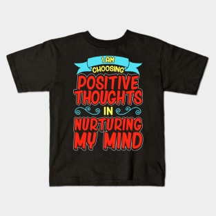 Positive Mindset Teacher Growth Mindset Teacher Quotes Gift Kids T-Shirt
